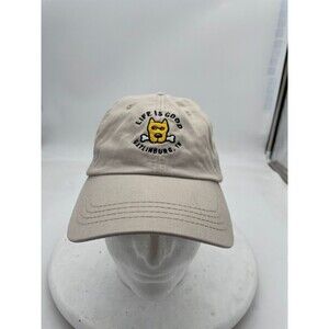 Gatlinburg Tennessee Life Is Good Dog Hat Cap Tan Adjustable